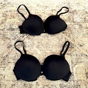 SKIMS - 2 pack - Black push up bras - 34c